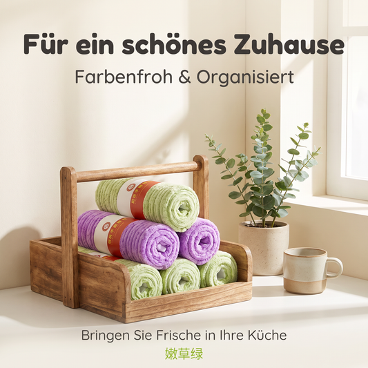 ✨1 kaufen, 1 gratis!✨ Antibakterielles Reinigungstuch aus Bambus-Mikrofaser zum Abreißen.