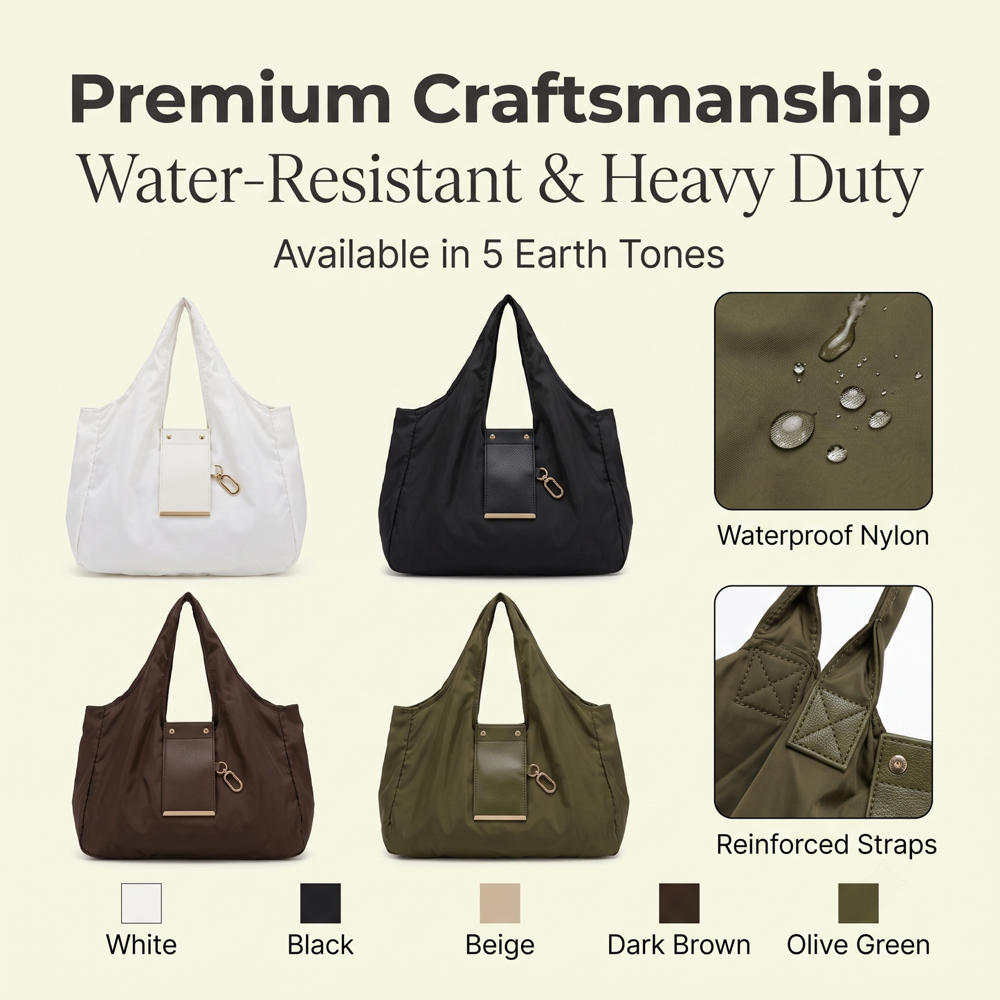🔥2026 HOT SALE💥2-in-1 foldable tote bag