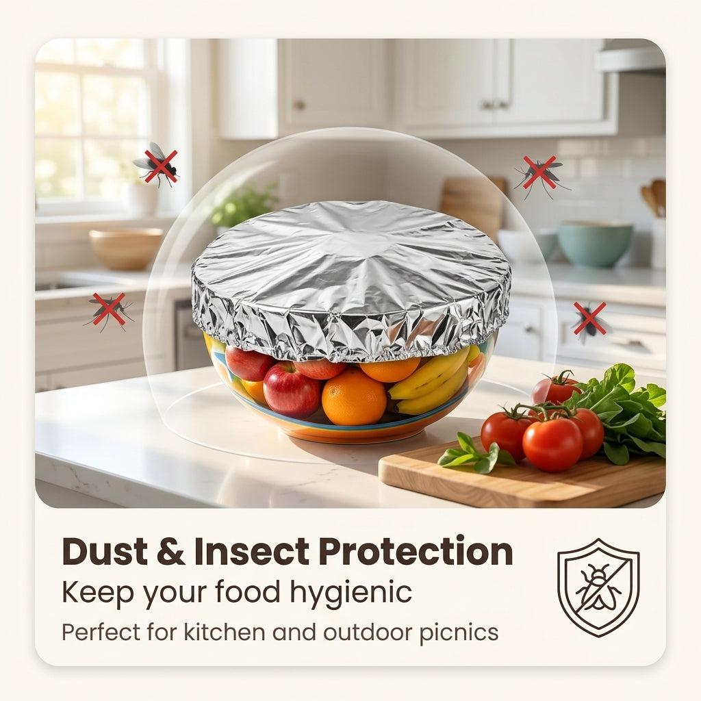 🔥Manufacturer promotion💥Reusable Insulated Aluminum Foil Food Covers