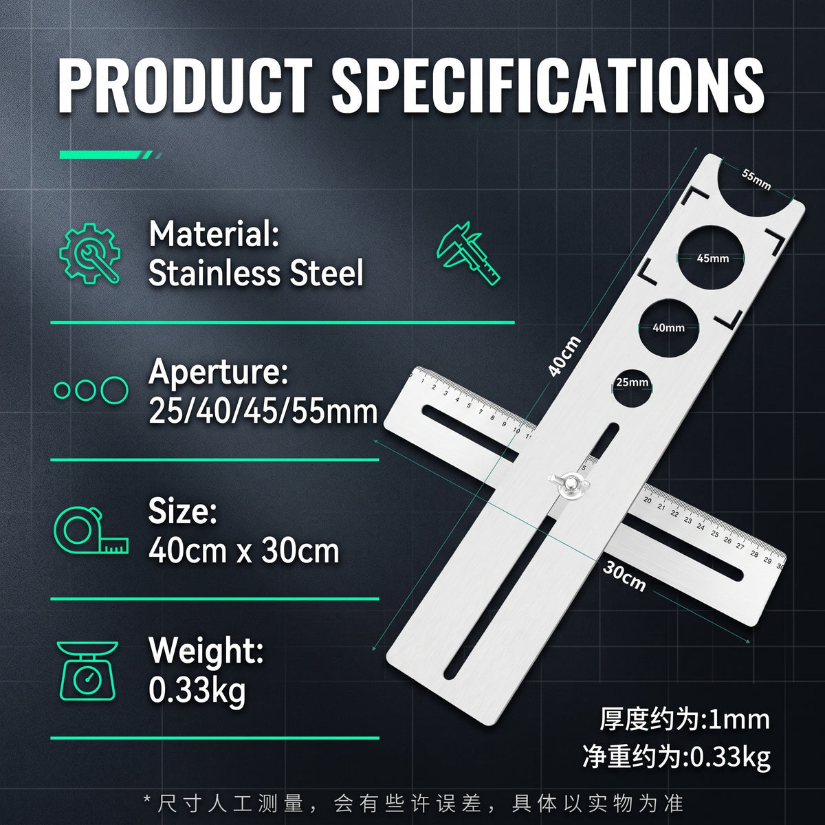 🔥First 50 customers enjoy a 50% discount 🔥Ruler for measuring tile angles