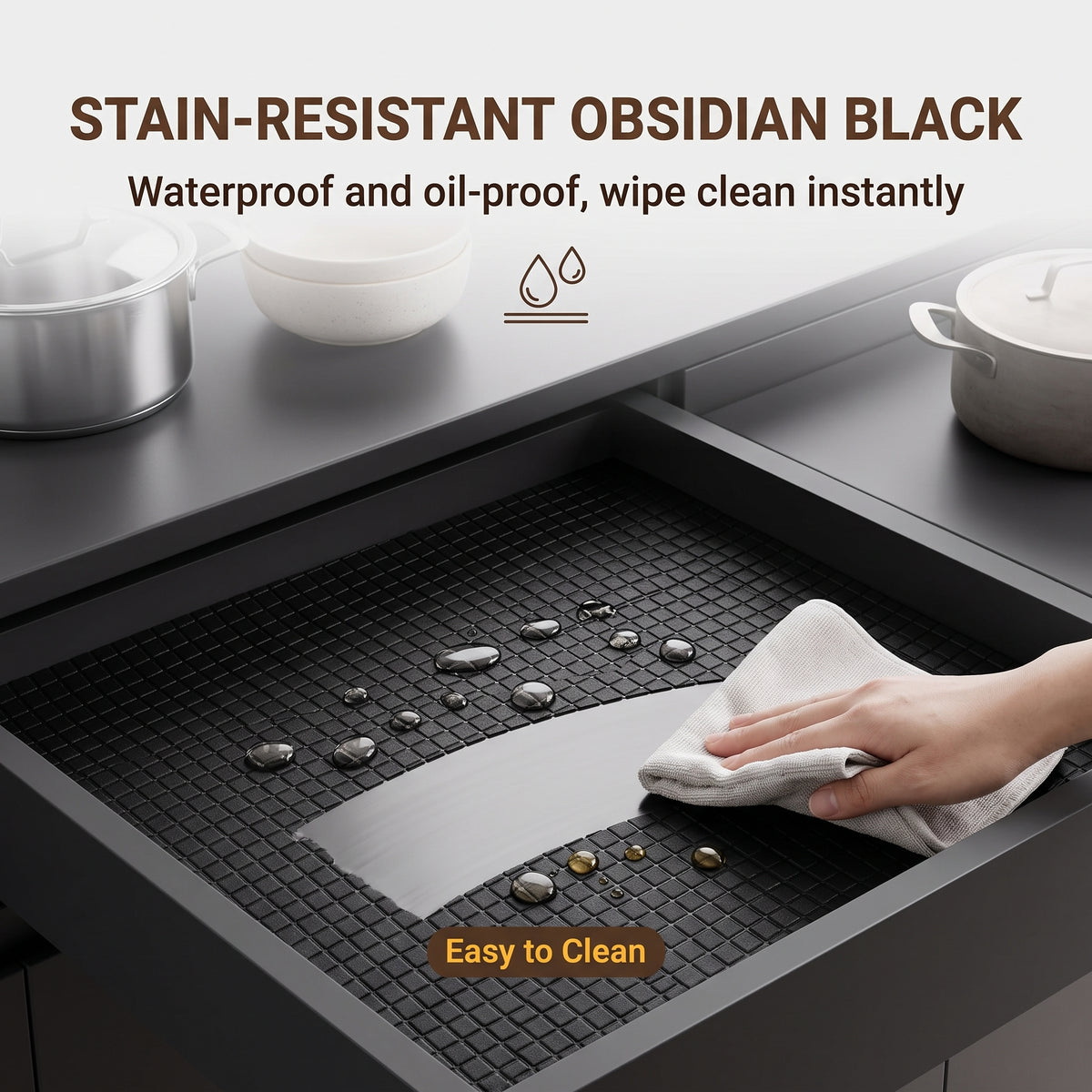 ✨First 50 customers enjoy a 50% discount✨ Drawer mats - non-slip and waterproof cabinet protectors.