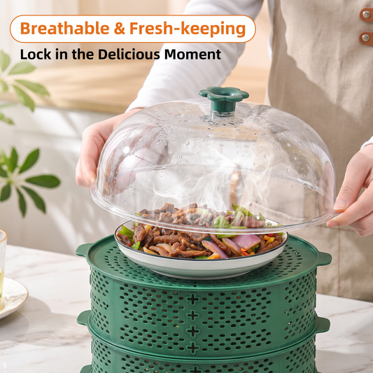 🔥First 50 customers enjoy a 50% discount🔥Dustproof and mosquito-proof multi-layer hollowed-out bowl lid