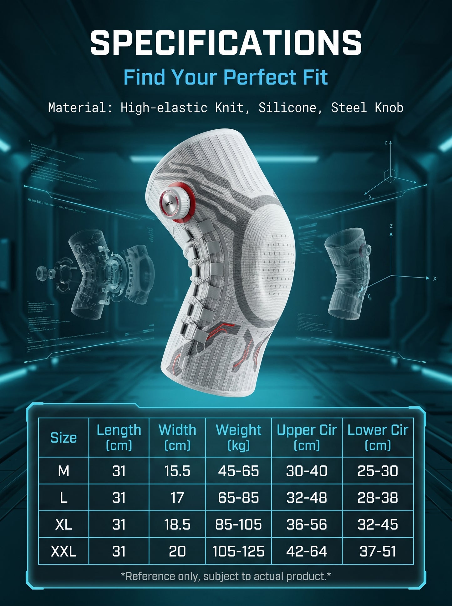 ✨50% Off For A Limited Time✨5-in-1 Adjustable Smart Knee Brace