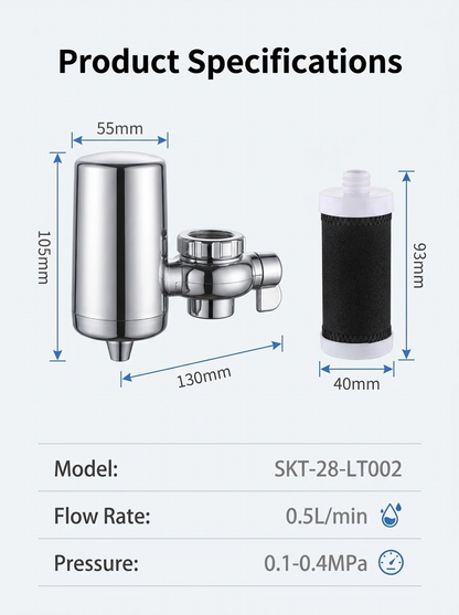 ⚡2026 Best-Seller: Half-Price Offer 🔥 Universal 720° Rotating Faucet Filter & Sprayer Set