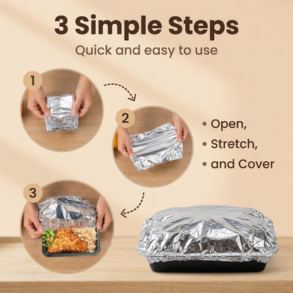 🔥Manufacturer promotion💥Reusable Insulated Aluminum Foil Food Covers