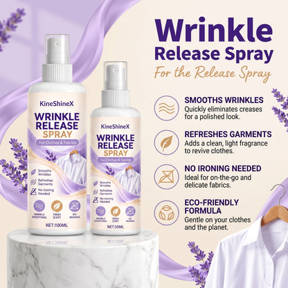💕Buy 1 Get 1 Free🎁👗Clothing Wrinkle Release Spray No Ironing Clothing Remover Spray