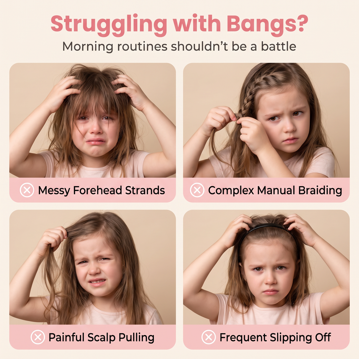 🎀 BUY 1 GET 1 FREE🌺 Kids Braided Hairpin – Easy 5‑min styling & cute cartoon designs ✨