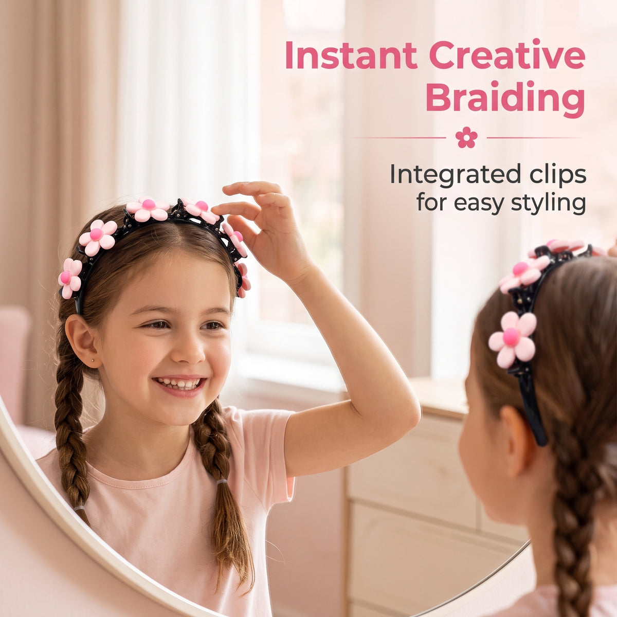 🎀 BUY 1 GET 1 FREE🌺 Kids Braided Hairpin – Easy 5‑min styling & cute cartoon designs ✨