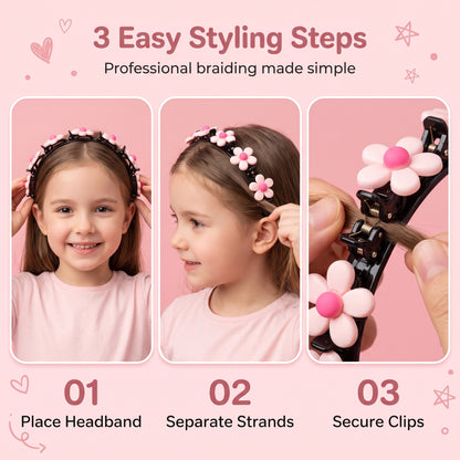 🎀 BUY 1 GET 1 FREE🌺 Kids Braided Hairpin – Easy 5‑min styling & cute cartoon designs ✨