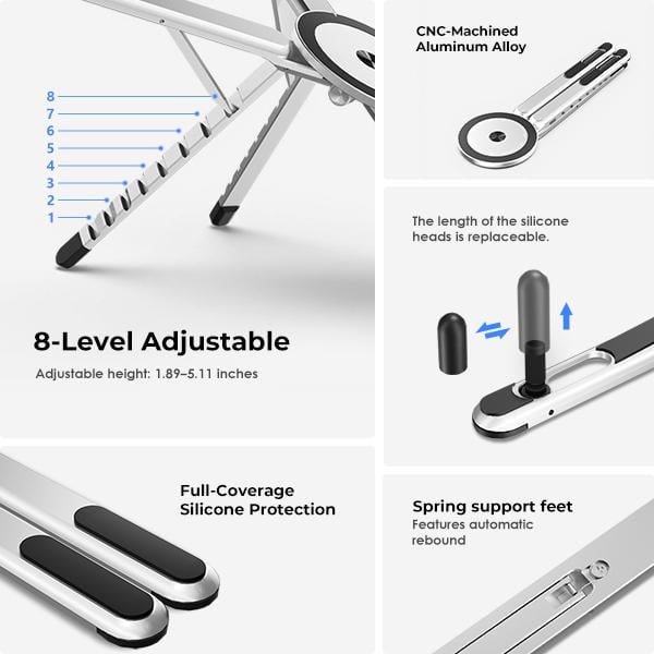 🎉Last day of promotion💡Foldable magnetic stand for laptops, phones and tablets
