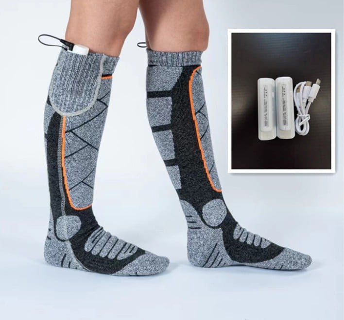 🥳 Enjoy 50% off now! 🥳 A massive hit for 2026—over 50,000 pairs sold! 🔥🧦 Rechargeable heated socks—featuring carbon-fiber rapid-heating technology, they’re the perfect choice for skiing, hiking, and staying warm all winter long! 🛡️✅