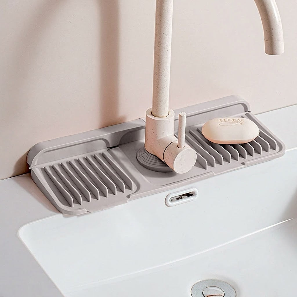 🎄Biggest Christmas Sale 50% OFF Quick-Drying Silicone Faucet Mat
