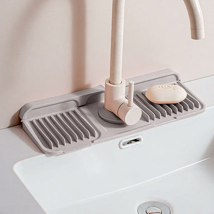 🎄Biggest Christmas Sale 50% OFF Quick-Drying Silicone Faucet Mat