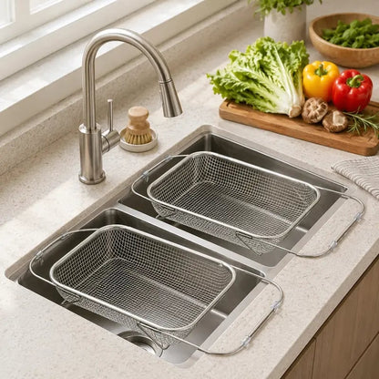 🎉💦 Expandable Over-the-Sink Strainer Basket