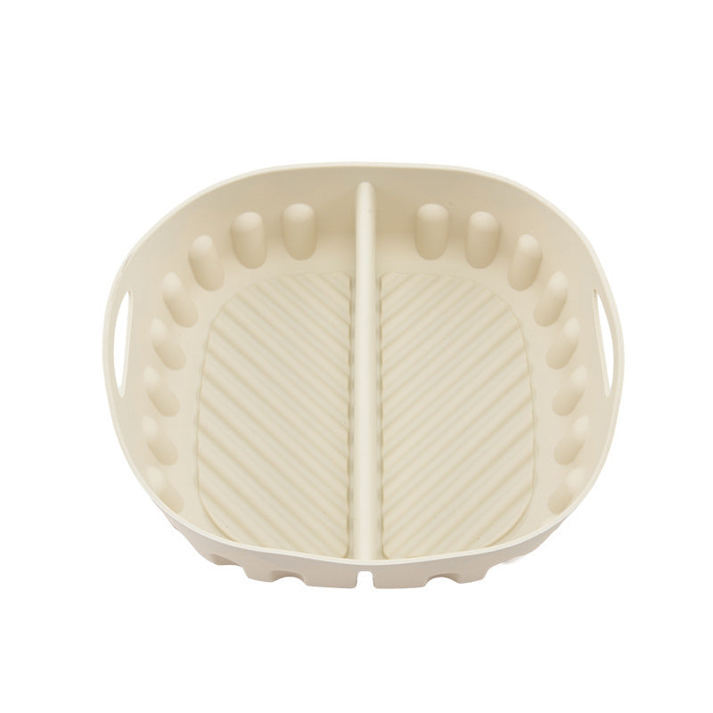 ⏱️ Buy 1 Get 1 Free – Today Only 🔥 Reusable Compartmentalized Silicone Air Fryer Liner