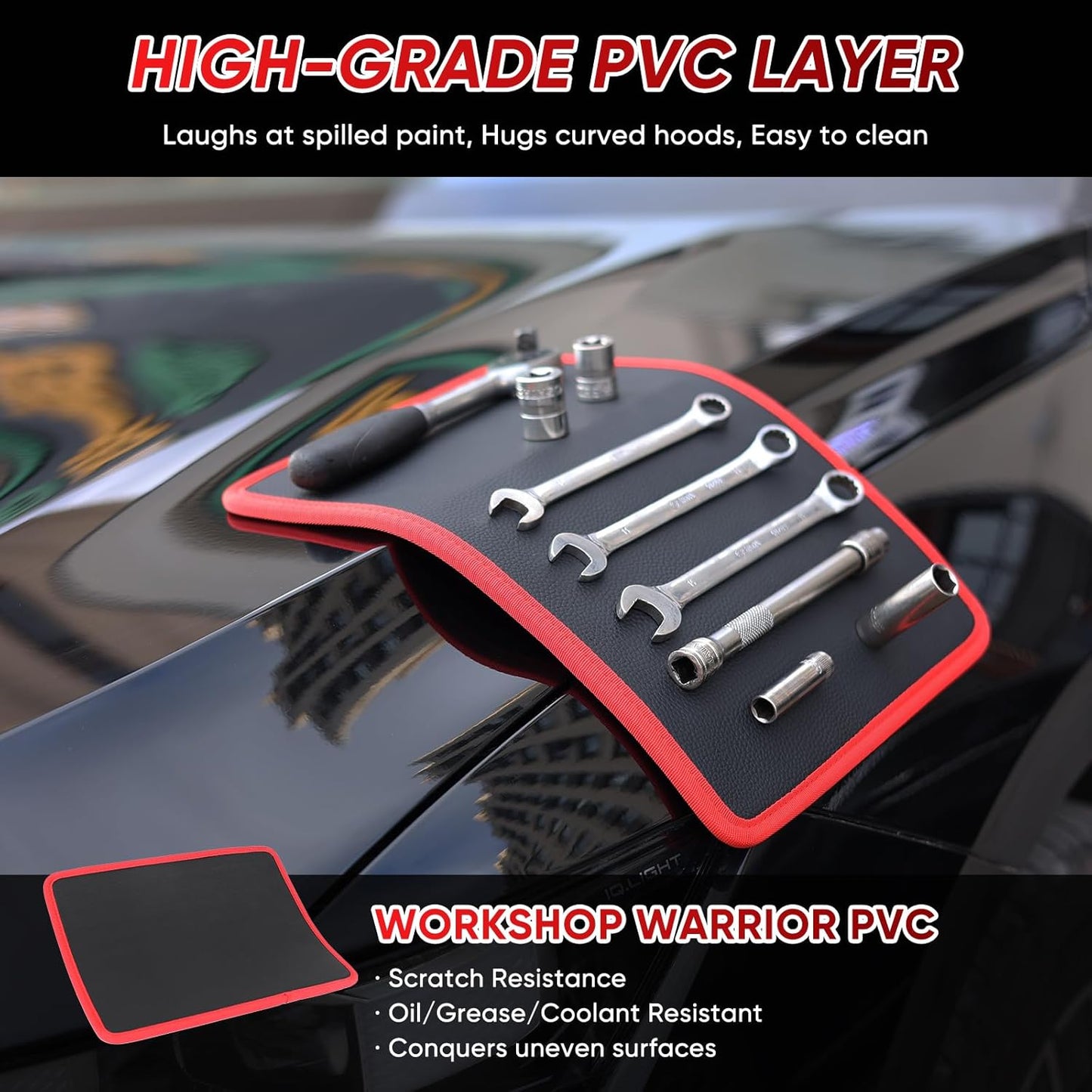 🔥50%OFF🔥3PC Flexible Magnetic Tool Mat & Tray Holder