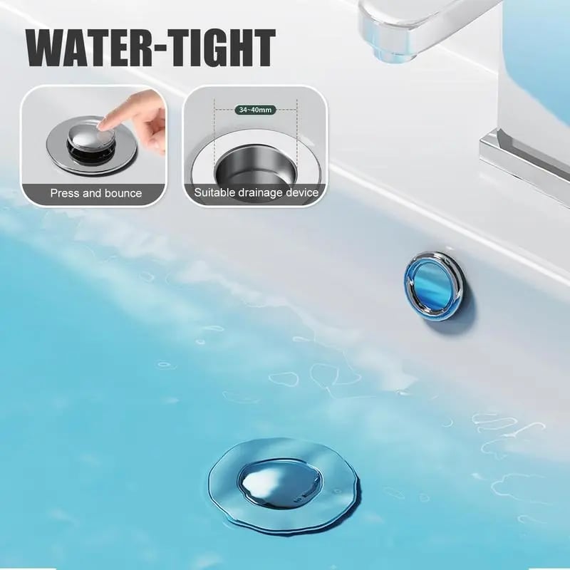 🔥 Buy one get one free 🛡️ Universal Pop Up Sink Drain Filter