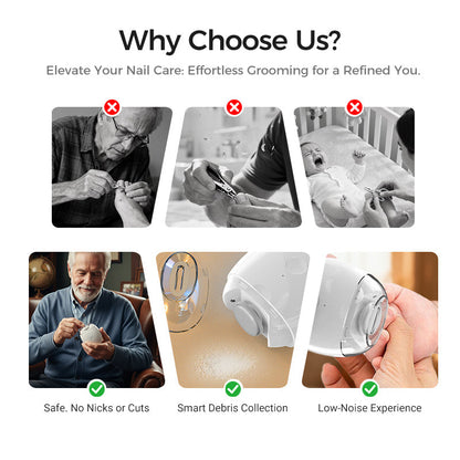 🎉Buy 1 Get 1 Free🎉Universal Automatic Fingernail Grinder for Adults and Children