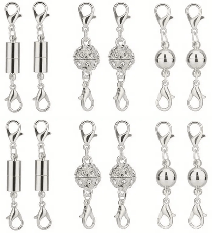 🔥12/24pcs Magnetic Necklace Clasps and Closures Necklace Clasps