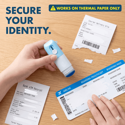 🔥HOT SALE✨2-in-1 Box Cutter & Thermal Paper Eraser