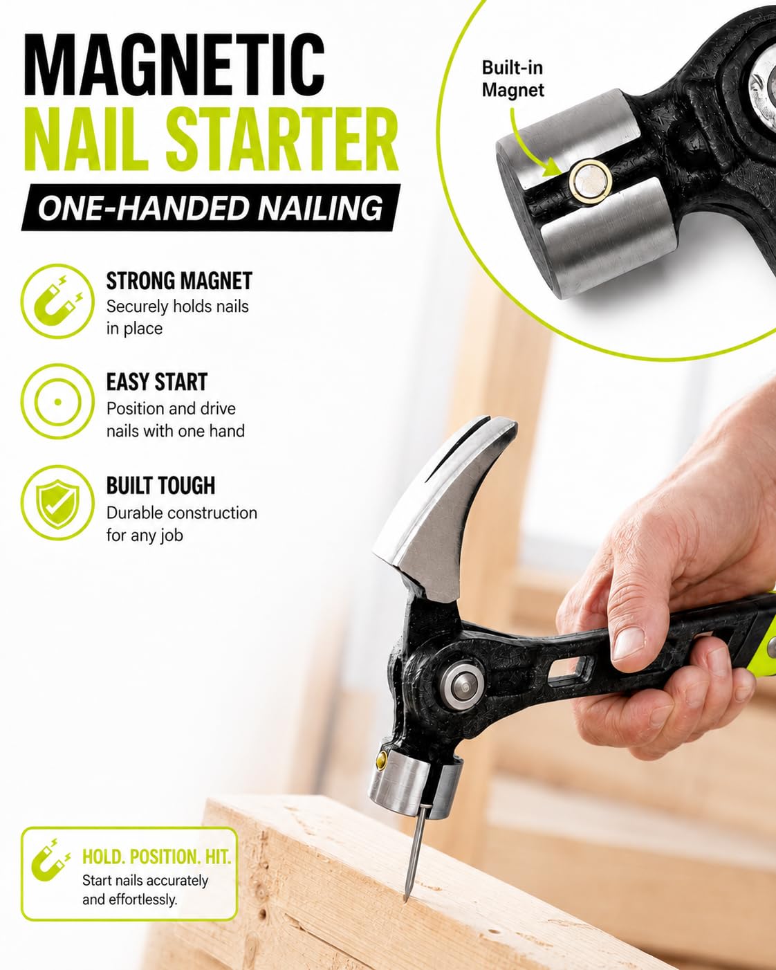 🛠️ Half-Price Offer ⚙ Adjustable Claw Hammer