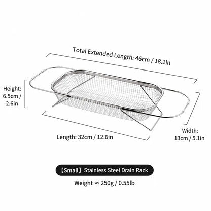 🎉💦 Expandable Over-the-Sink Strainer Basket