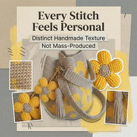 Yellow - Floral Tote Bag