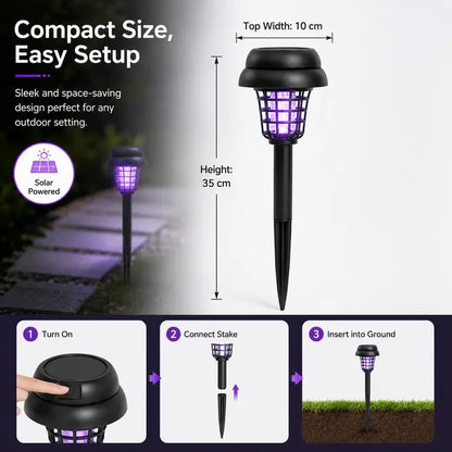 50%off🏠Summer Essentials🦟Solar-Powered UV Mosquito Killer Lamp