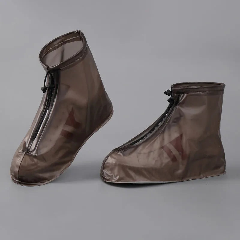 🌦️Waterproof Shoe Covers with Zipper & Adjustable Drawstring