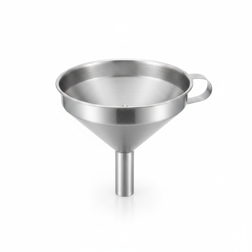 🔥50%OFF🍳 Food-grade 304 stainless steel thickened kitchen funnel with 304 filter screen(2-pack)