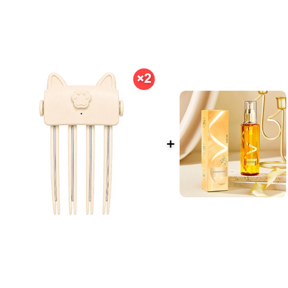 ⏳LAST DAY SALE ONLY 50%off🎉48K+ Sold 💇 Wireless Heated Volumizing Root Lift Clip, Portable Travel Hair Styling Tool for Flat Fine Hair