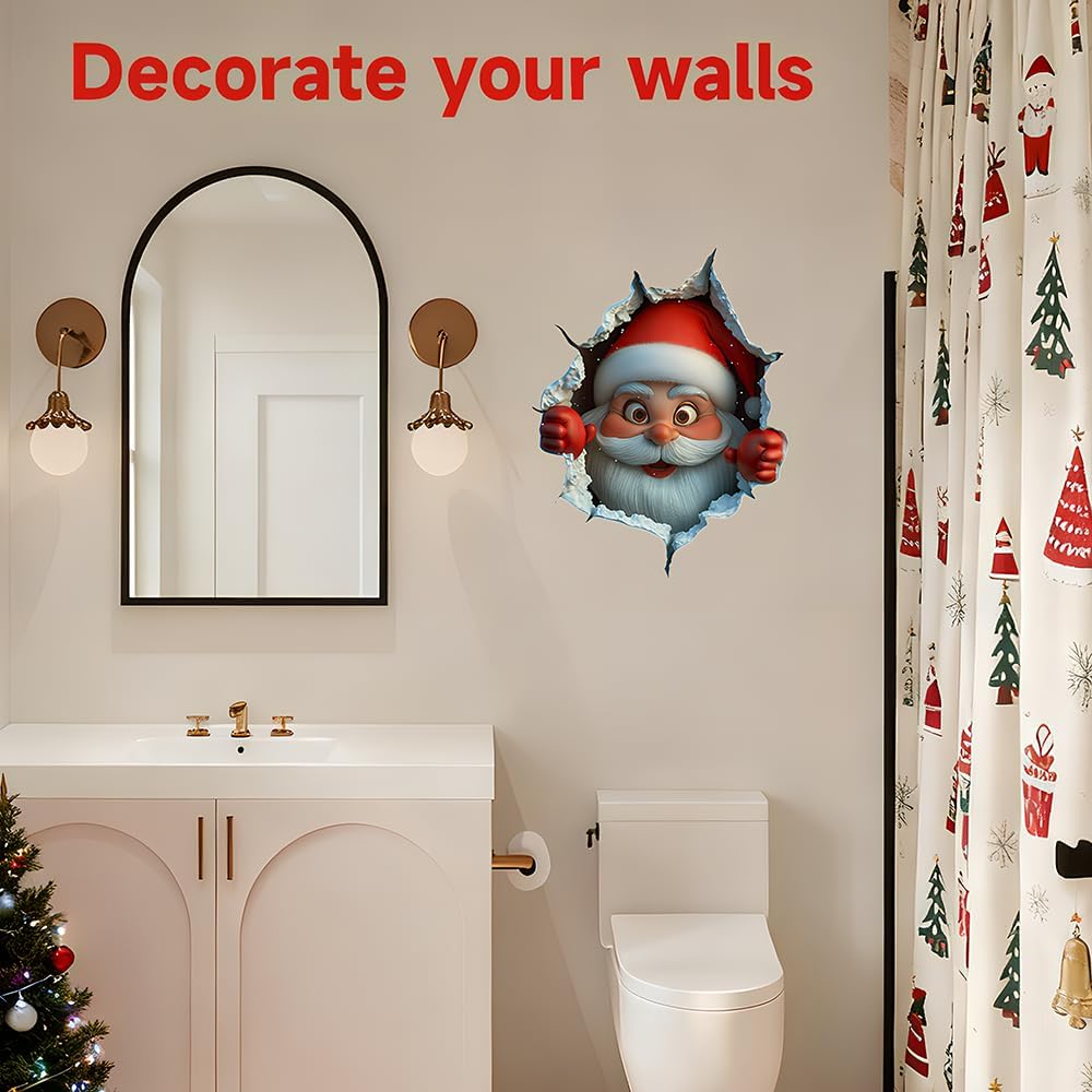 🎄Pre‑Christmas Sale｜Buy One, Get One FREE! Christmas Sale 50% OFF🎅 Creative Christmas Wall Stickers for Home Decoration
