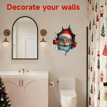 🎄Pre‑Christmas Sale｜Buy One, Get One FREE! Christmas Sale 50% OFF🎅 Creative Christmas Wall Stickers for Home Decoration
