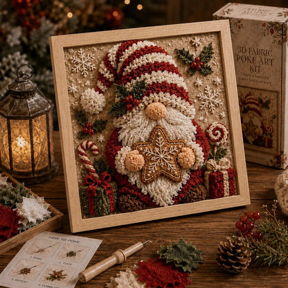 🔥 Half Price Offer - 🎄 3D Christmas Fabric Stamping Set