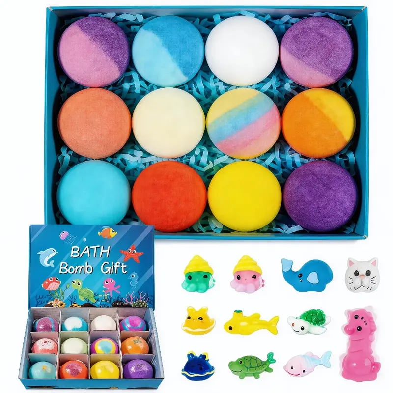 💥50%OFF🛁 Natural Bath Bombs for Kids with Mega Bubbles & Surprise Inside✨