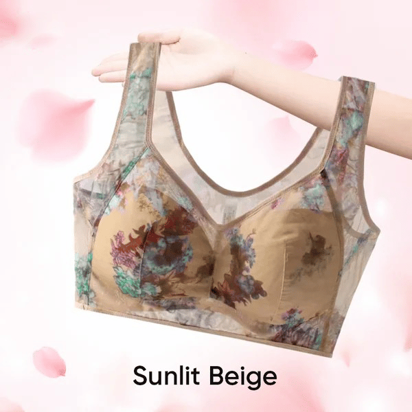 🎁 Super gather bra | Ice Silk Lace Cooling Comfort Bra