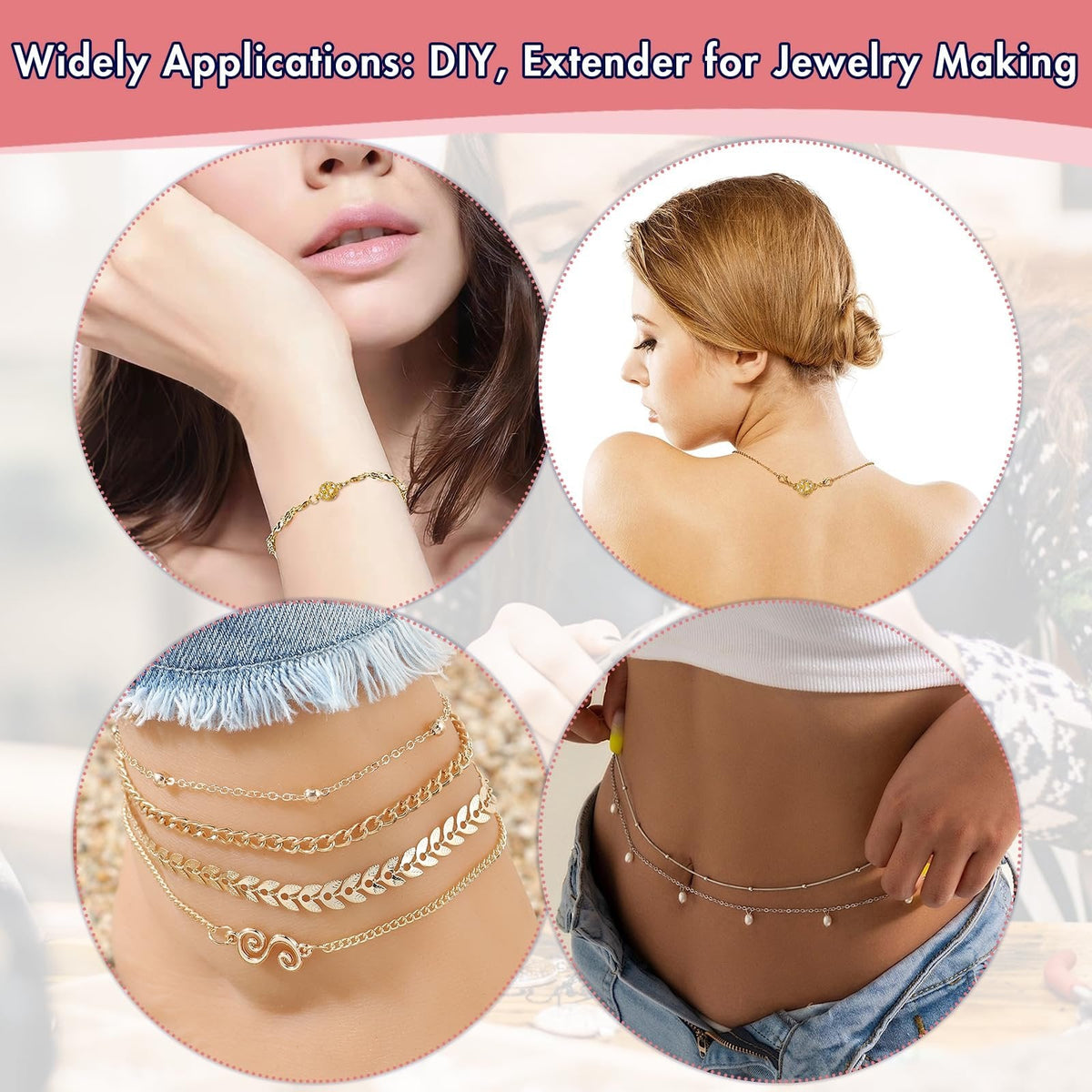 🔥12/24pcs Magnetic Necklace Clasps and Closures Necklace Clasps