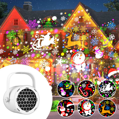 📢 Limited-time 50% off 🎄✨LED Christmas Projection Lamp – 16 Patterns of Pure Holiday Magic!