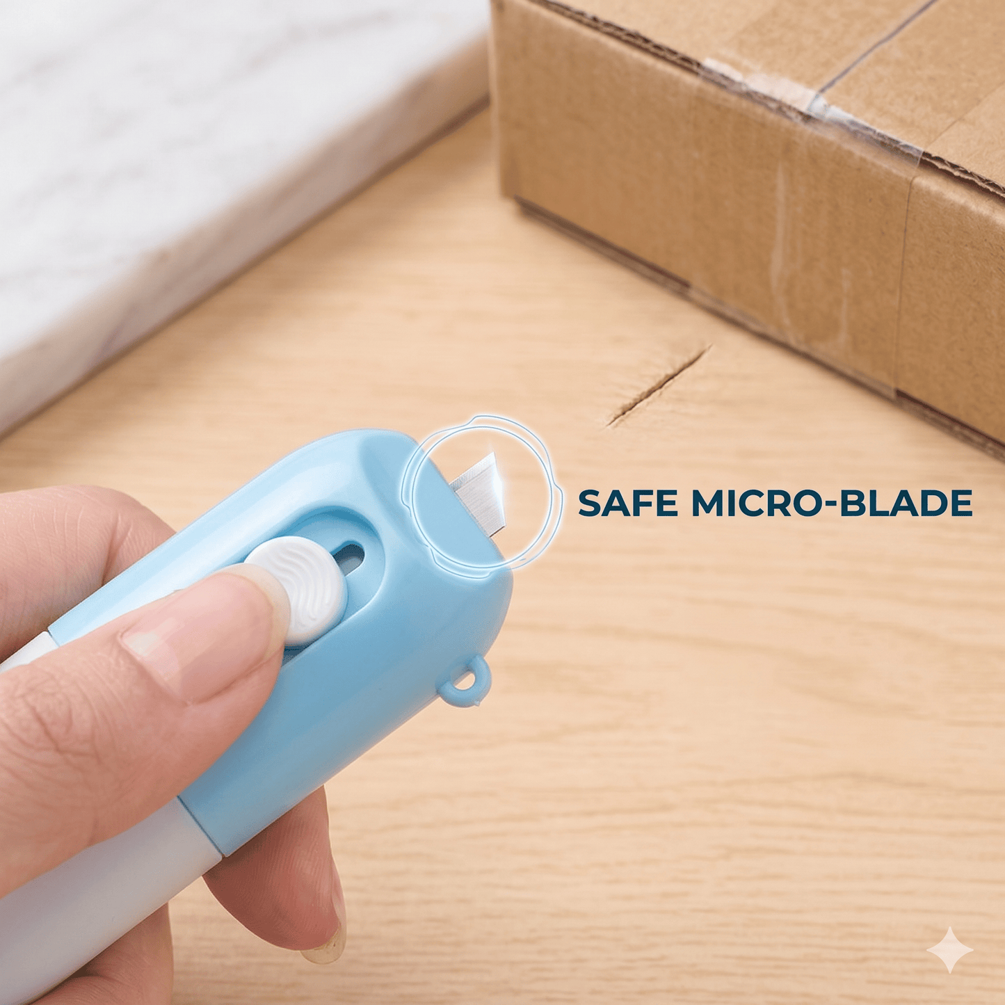 🔥HOT SALE✨2-in-1 Box Cutter & Thermal Paper Eraser