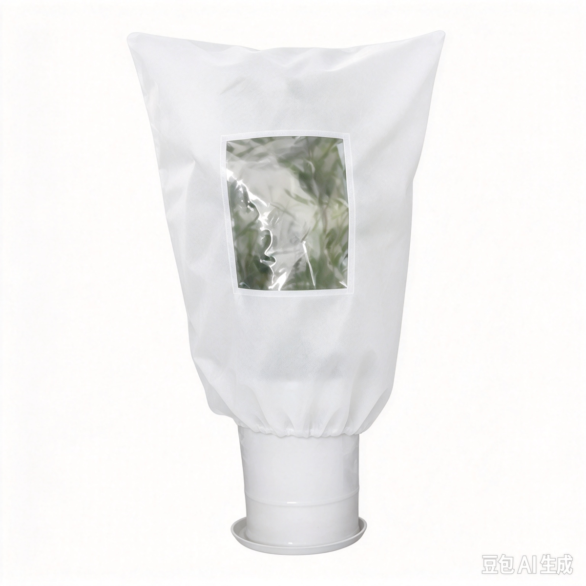 🌱 Winter Plant Cover — Freeze Protection, Zipper & Drawstring, Clear Window