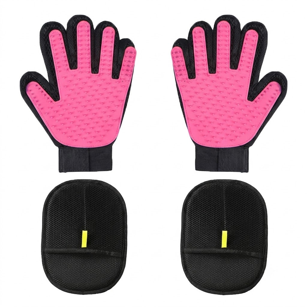 ⏰50%‑OFF Today‑Only｜Extra‑Thick Static Pet‑Hair Remover Glove, Cat Grooming Glove
