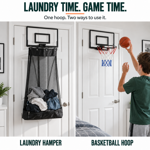🔥 Special Offer 🔥2-in-1 Basketball-Shaped Laundry Hamper