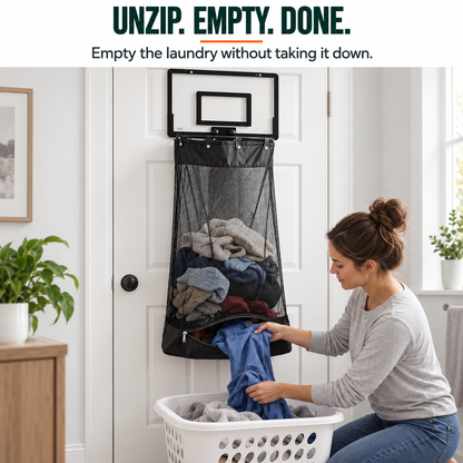 🔥 Special Offer 🔥2-in-1 Basketball-Shaped Laundry Hamper