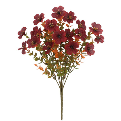 🍂🧡Artificial Autumn Violet Silk Flower Bouquet
