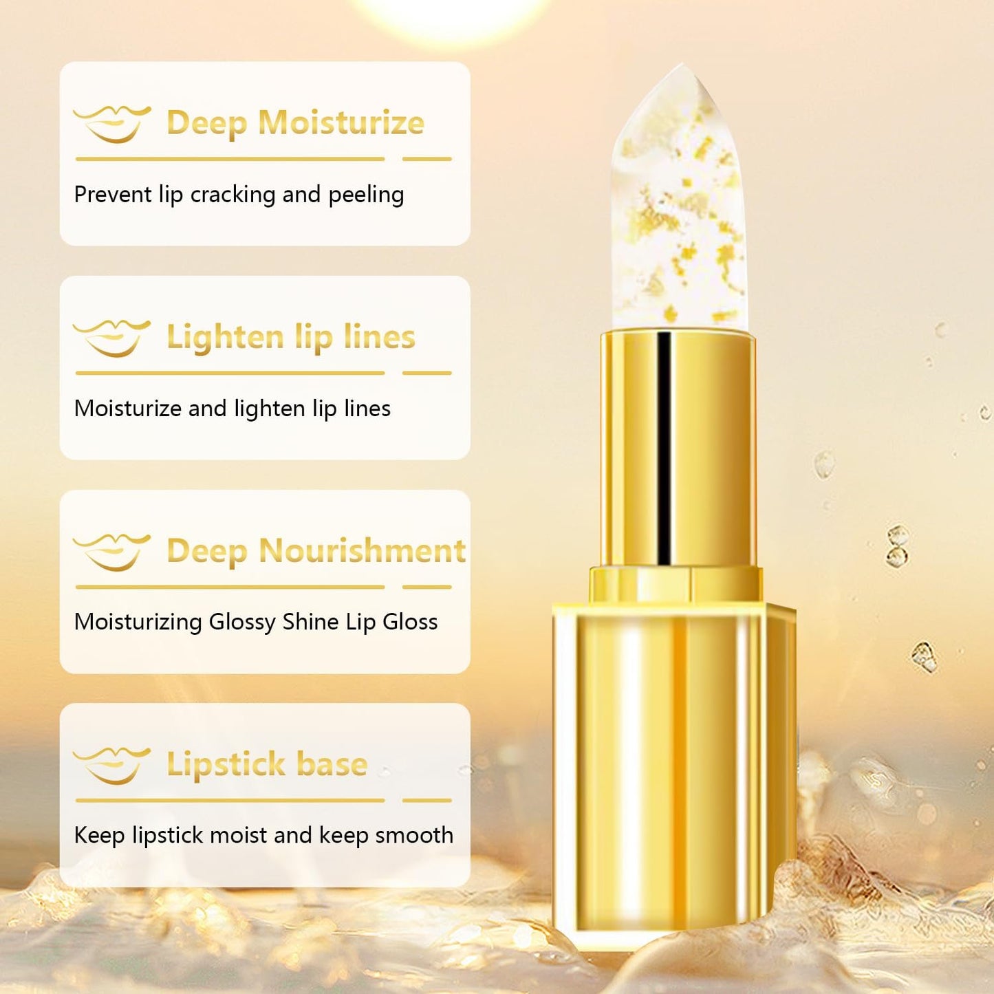 ✨Buy 1 Get 1 Free✨Transferproof Color-Changing Lipstick💄CrystalClear Color Alchemy 💋 Auto-Tints on Contact!
