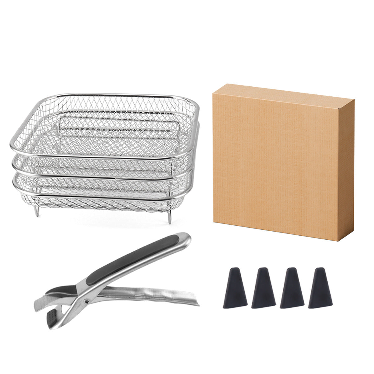 🔥 Half-price offer for the first 50 customers 🔥 Stackable stainless steel air fryer rack