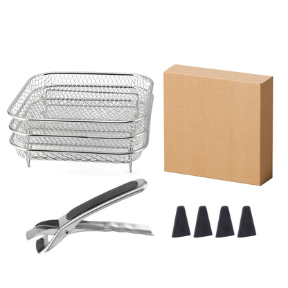 🔥 Half-price offer for the first 50 customers 🔥 Stackable stainless steel air fryer rack