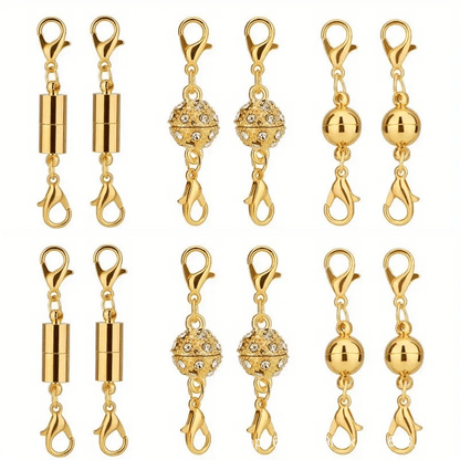 🔥12/24pcs Magnetic Necklace Clasps and Closures Necklace Clasps