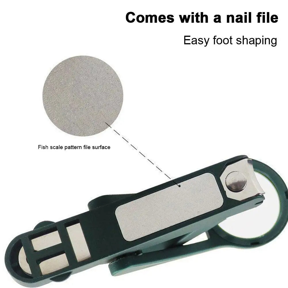 🔥Buy 1 Get 1 Free🔥Stainless Steel Nail Clippers with Magnifying Glass And Storage Box