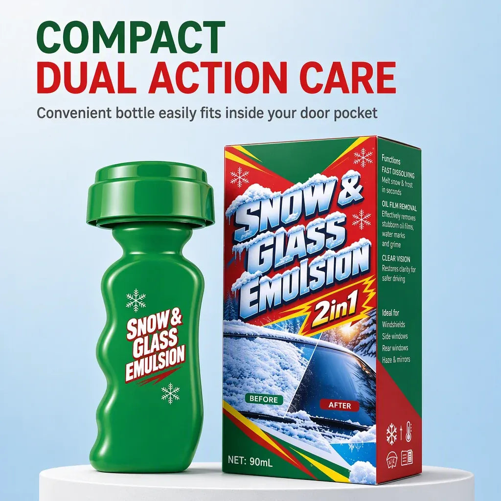 ❤️ Buy 1, Get 1 Free! 🎉 Multifunctional 2-in-1 Car Glass Cleaner (with handle)